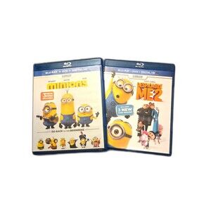 Despicable Me 2 + Minions Blu-Ray & DVD Combo Pack (No Codes)
